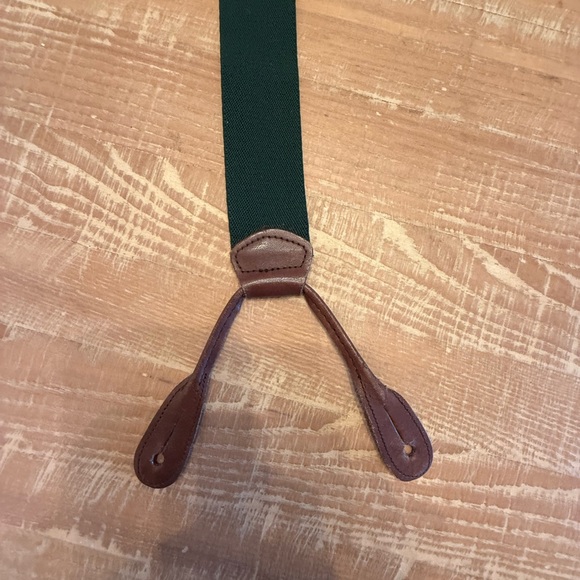 Polo by Ralph Lauren Black and Brown and Green Suspenders Classic. vintage. - Picture 4 of 8